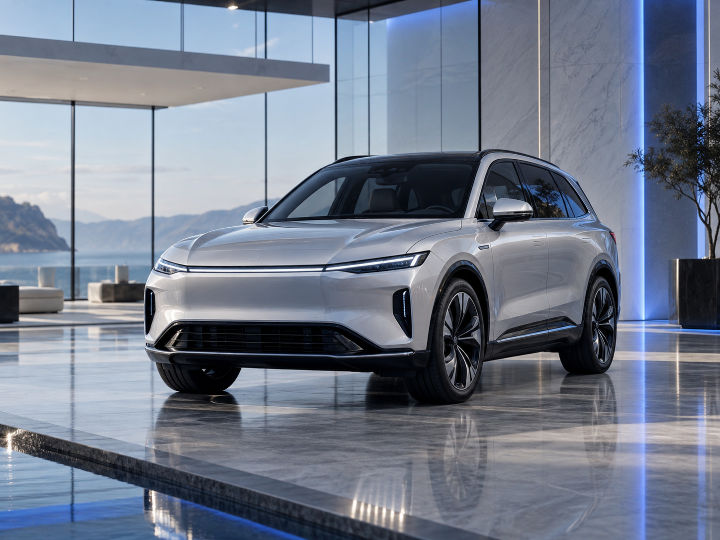 New energy vehicle showroom