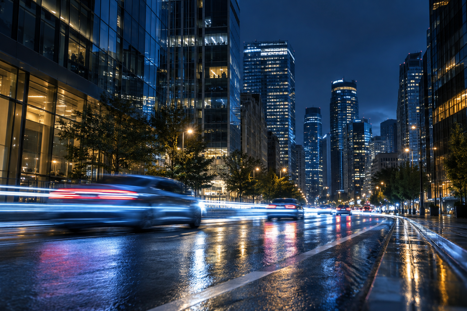 Electric mobility at night